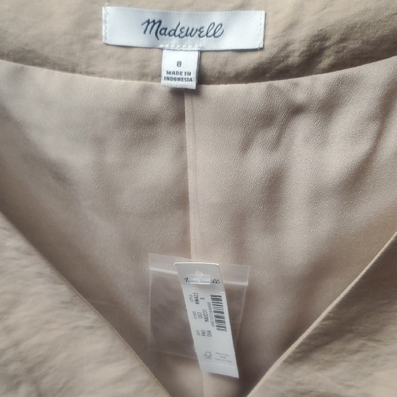 Madewell Women's Cream Vest - Picture 2 of 4